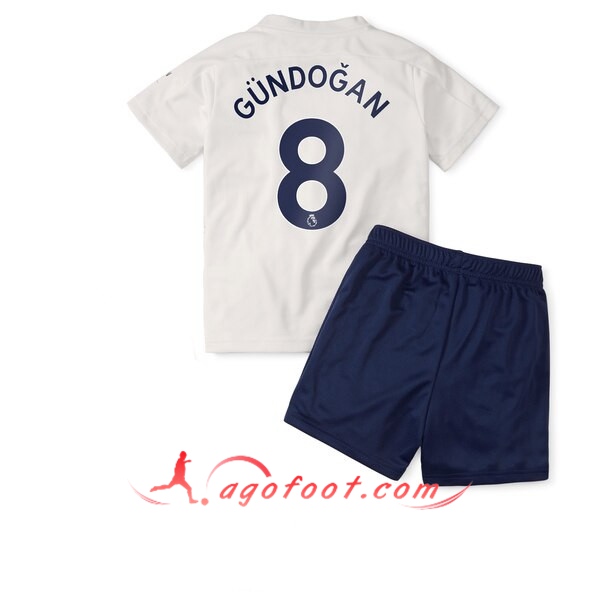 Maillot de Foot Manchester City (Gundogan 8) Enfants Third 20/21