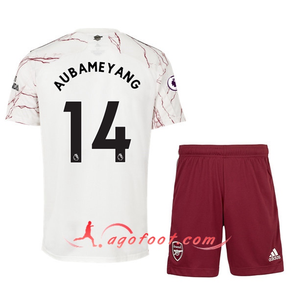 Maillot de Foot Arsenal (Aubameyang 14) Enfants Exterieur 20/21