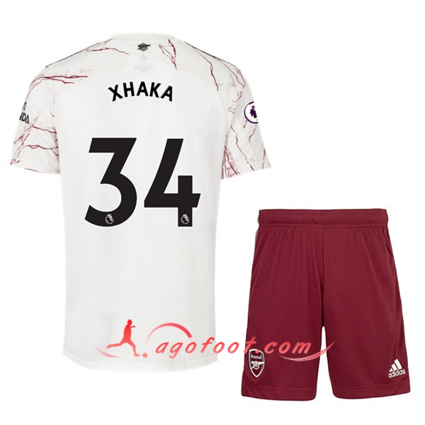 Maillot de Foot Arsenal (Granit Xhaka 34) Enfants Exterieur 20/21