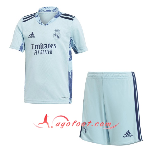 Maillot Real Madrid Enfant Gardien de But Bleu 20/21