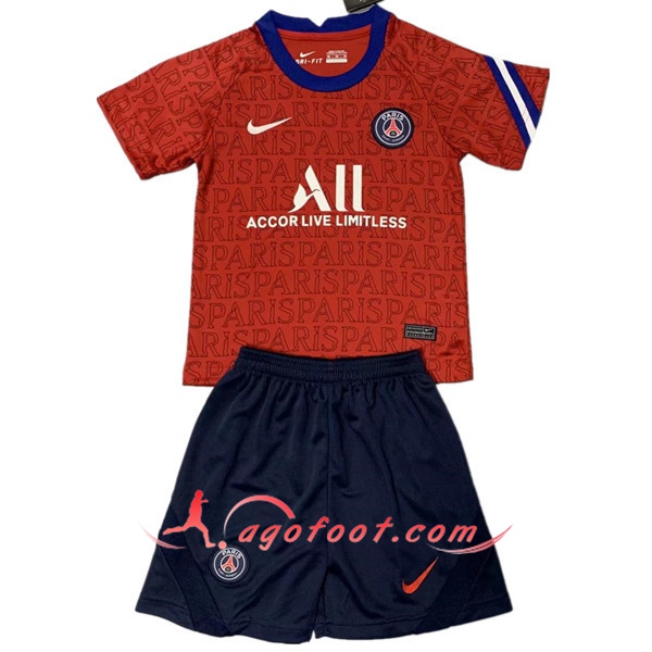 Maillot de Foot PSG Enfant Training Rouge 20/21