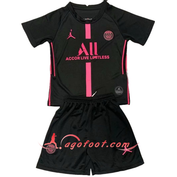 Maillot de Foot PSG Enfant Noir 20/21