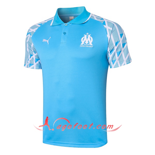 Polo Foot Marseille OM Bleu 20/21