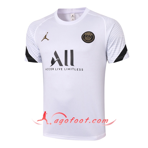 Training T-Shirts Paris PSG Blanc 20/21