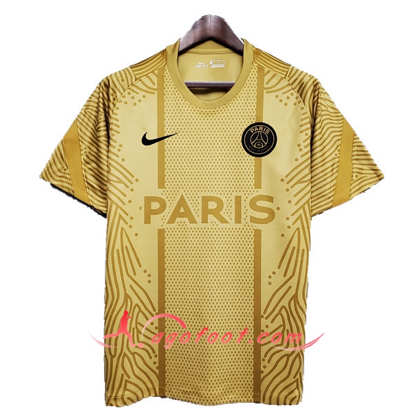 Training T-Shirts Paris PSG Jaune 20/21