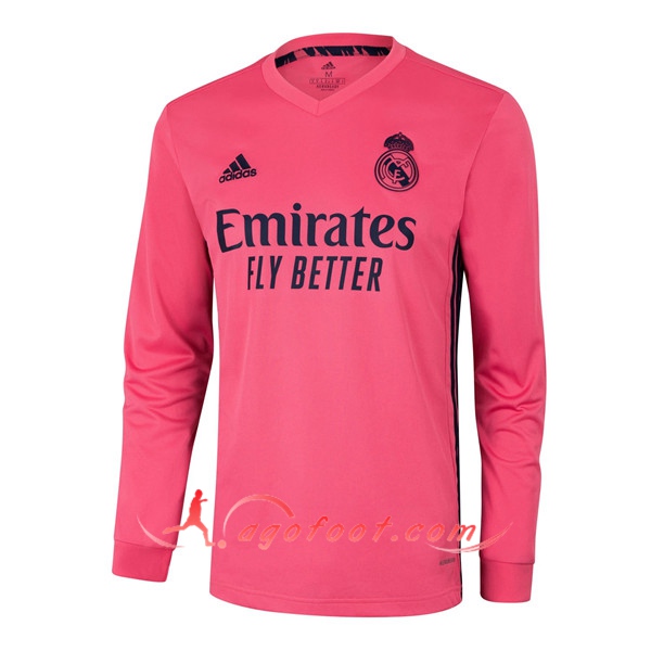Maillot de Foot Real Madrid Exterieur Manche longue 2020/2021