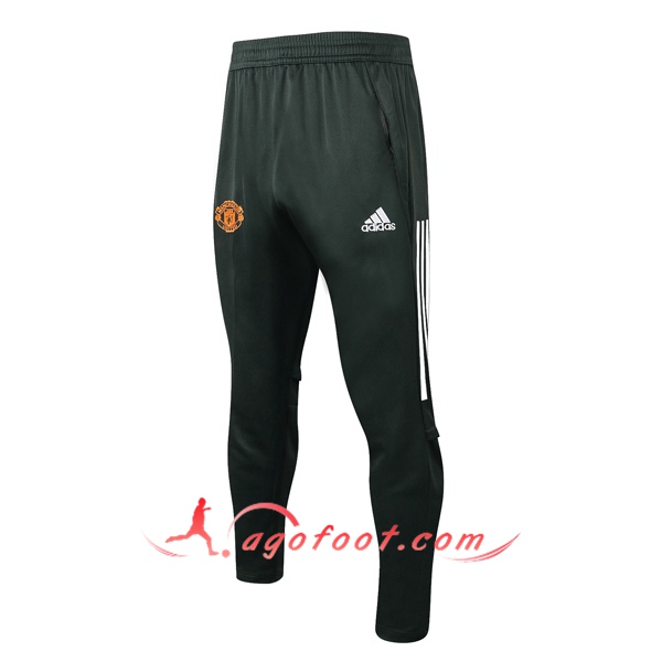 Nouveau Training Pantalon Manchester United Vert 20/21