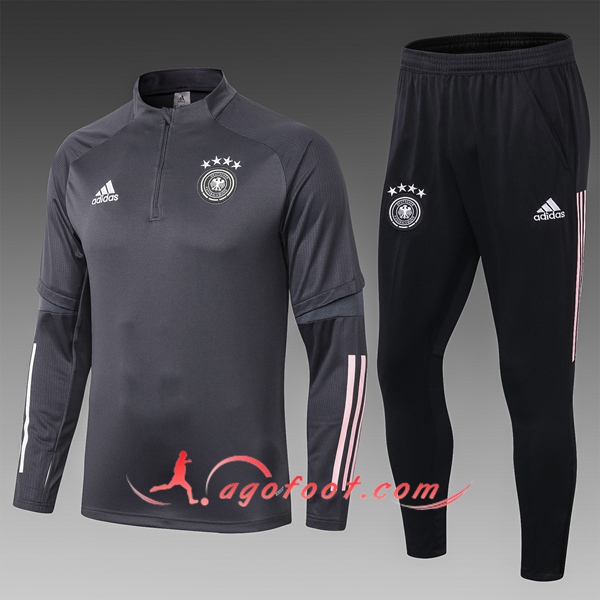Nouveau Survetement de Foot Allemagne Enfant Gris 20/21