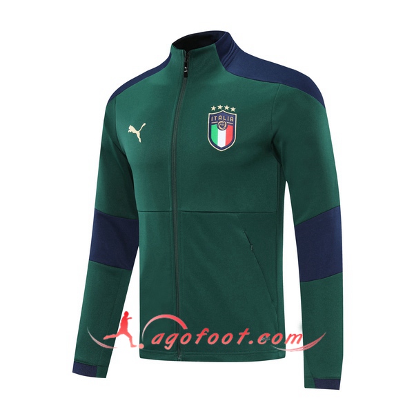 Nouveau Veste Foot Italie Vert 20/21