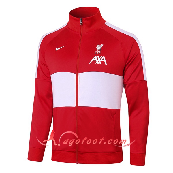 Nouveau Veste Foot FC Liverpool Rouge 20/21
