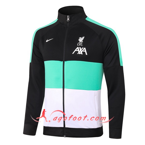 Nouveau Veste Foot FC Liverpool Noir 20/21