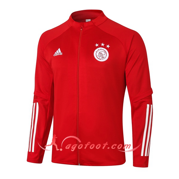 Nouveau Veste Foot AFC Ajax Rouge 20/21