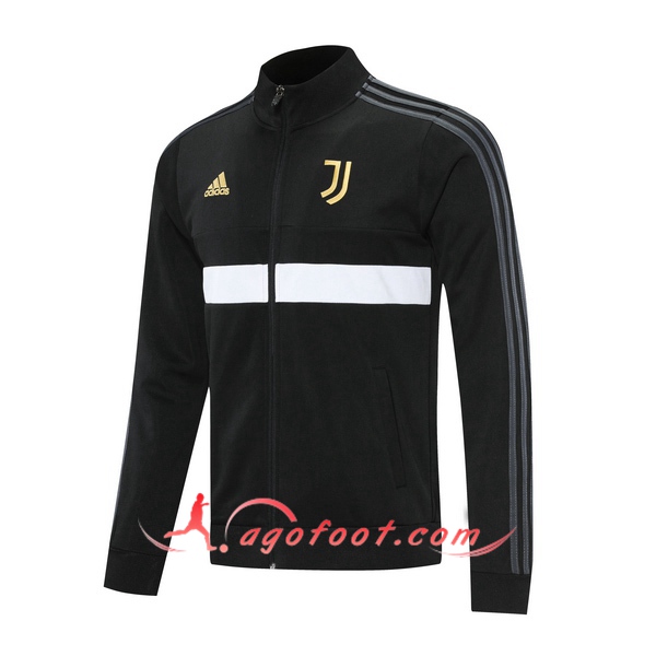 Nouveau Veste Foot Juventus Noir 20/21