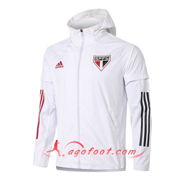 Nouveau Coupe-Vent Sao Paulo FC Blanc 20/21