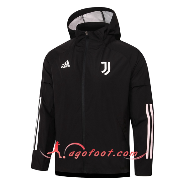 Nouveau Coupe-Vent Juventus Noir 20/21