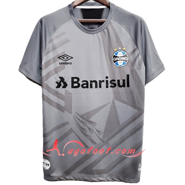 Maillot de Foot Gremio Gardien de But Gris 2020/2021