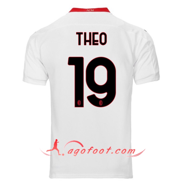 Maillot de Foot Milan AC (THEO 19) Exterieur 2020/2021