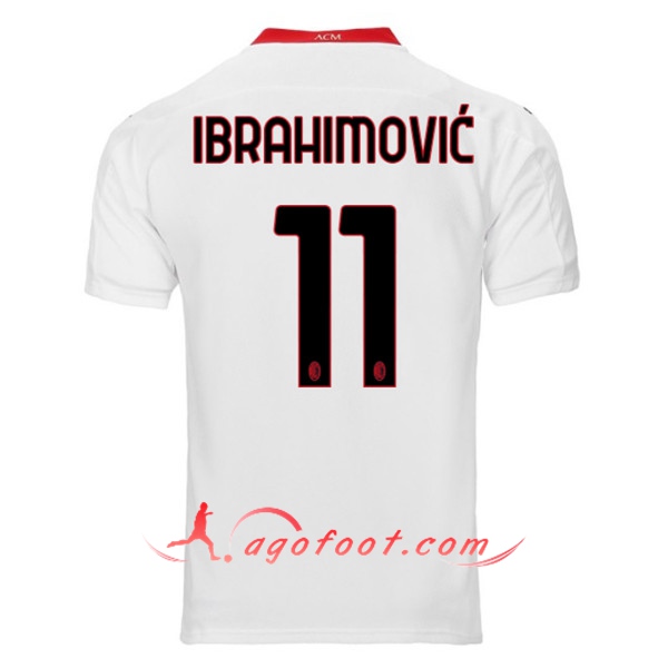Maillot de Foot Milan AC (IBRAHIMOVIC 11) Exterieur 2020/2021