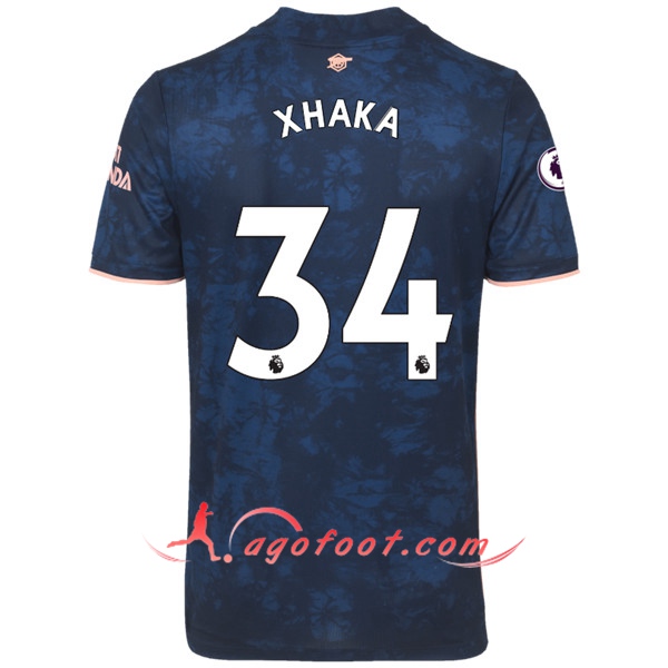 Maillot de Foot Arsenal (Granit Xhaka 34) Third 2020/2021