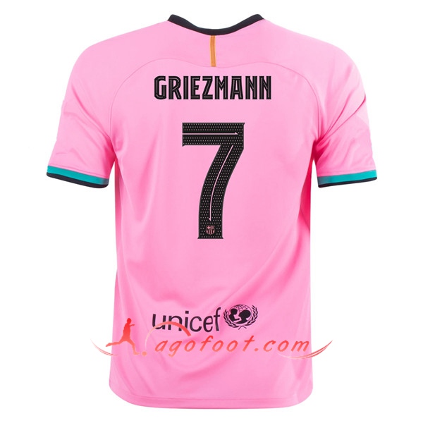 Maillot de Foot FC Barcelone (GRIEZMANN 7) Third 2020/2021