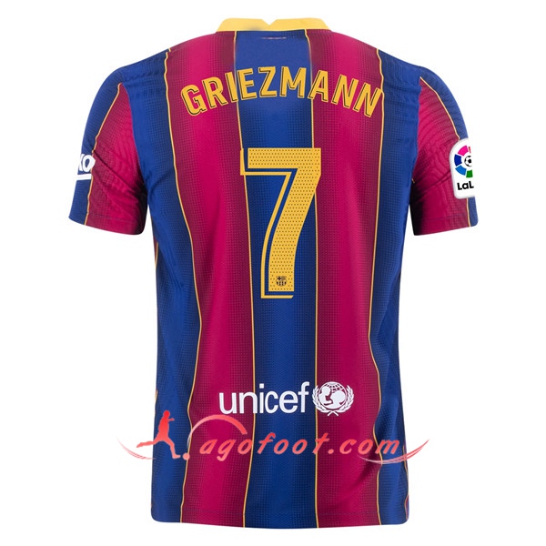 Maillot de Foot FC Barcelone (GRIEZMANN 7) Domicile 2020/2021