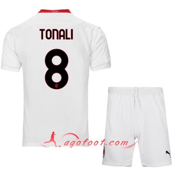 Maillot de Foot Milan AC (TONALI 8) Enfants Exterieur 20/21