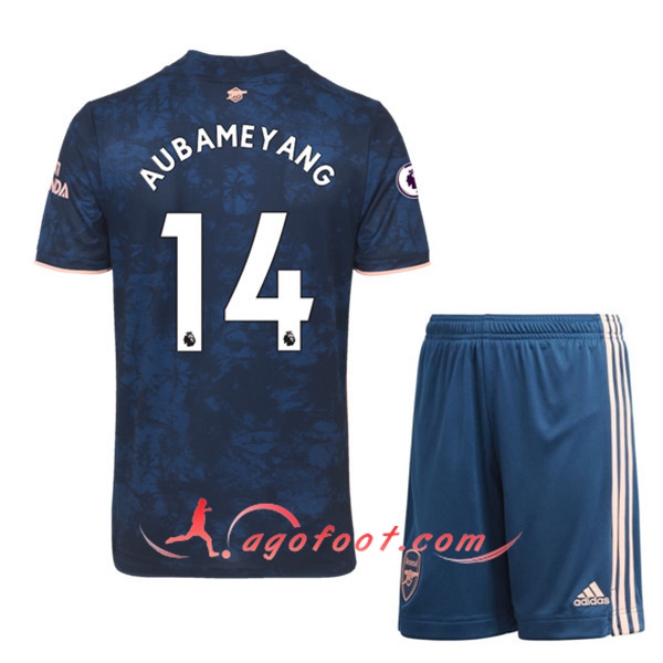 Maillot de Foot Arsenal (Aubameyang 14) Enfants Third 20/21