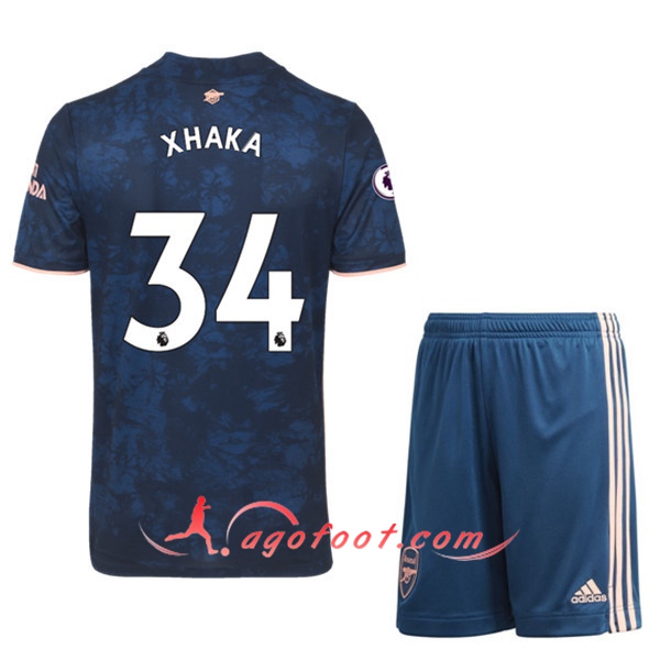Maillot de Foot Arsenal (Granit Xhaka 34) Enfants Third 20/21