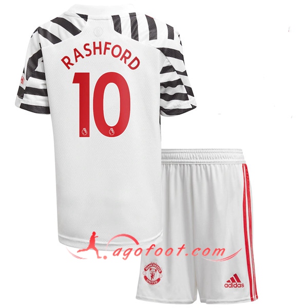 Maillot de Foot Manchester United (Rashford 10) Enfants Third 20/21