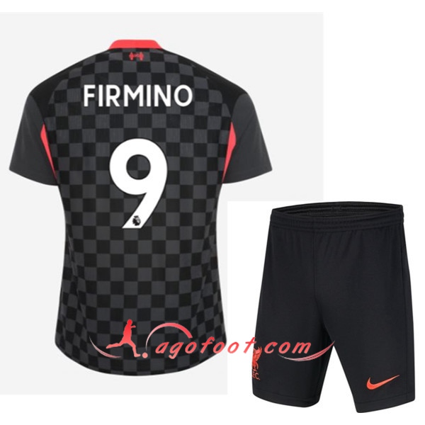Maillot de Foot FC Liverpool (FIRMINO 9) Enfants Third 20/21