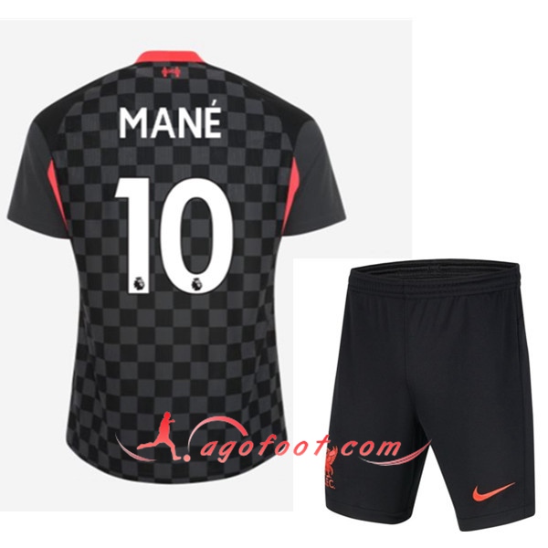 Maillot de Foot FC Liverpool (MANÉ 10) Enfants Third 20/21