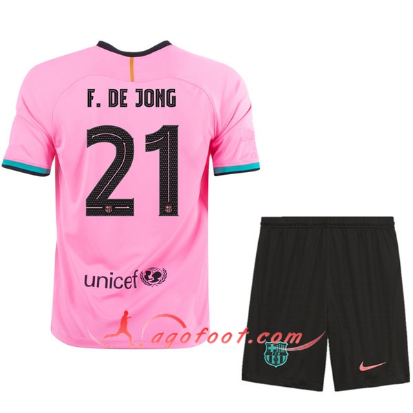 Maillot de Foot FC Barcelone (F.DE JONG 21) Enfants Third 20/21