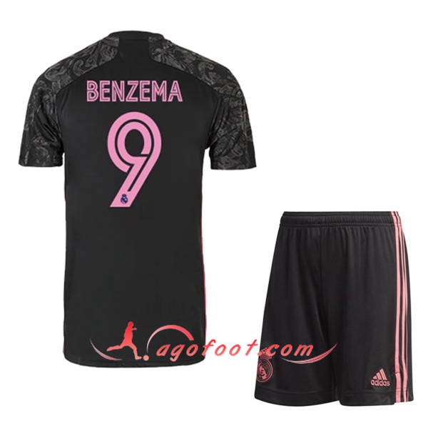 Maillot de Foot Real Madrid (BENZEMA 9) Enfants Third 20/21