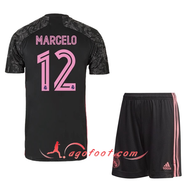 Maillot de Foot Real Madrid (MARCELO 12) Enfants Third 20/21