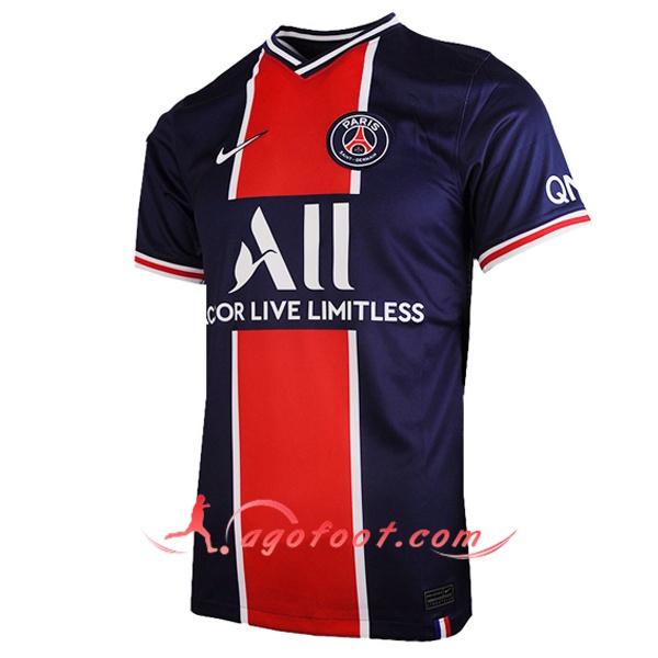 Maillot Foot Paris PSG Domicile Floqué 20/21