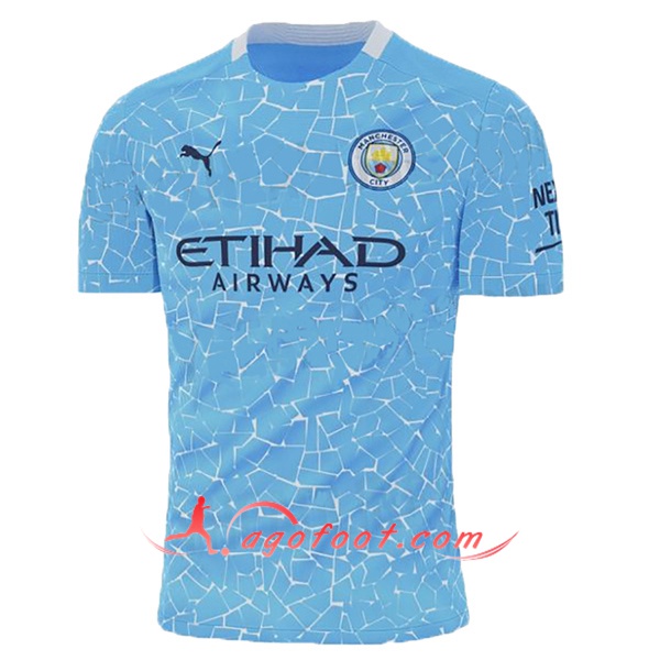 Maillot Foot Manchester City Domicile Floqué 20/21