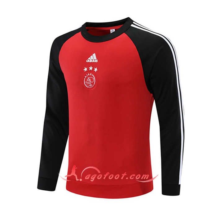 Sweatshirt Training AFC Ajax Rouge/Noir 2021/2022