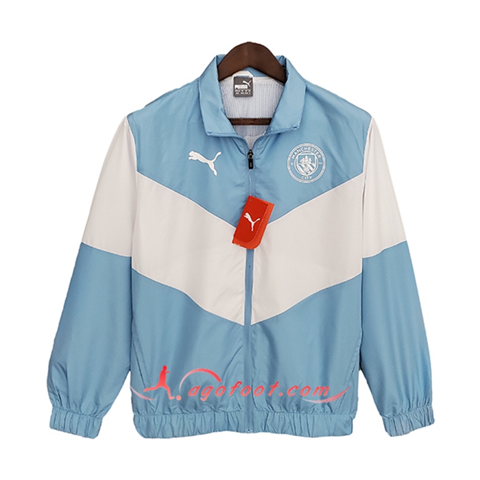 Coupe-Vent Manchester City Jaune/Blanc 2021/2022