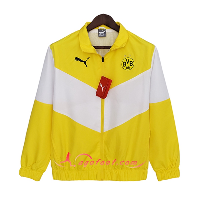 Coupe-Vent Dortmund BVB Bleu/Blanc 2021/2022