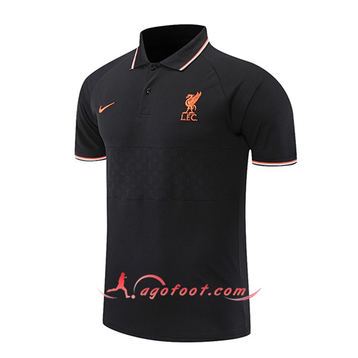 Polo Foot FC Liverpool Noir/Blanc/Rouge 2021/2022