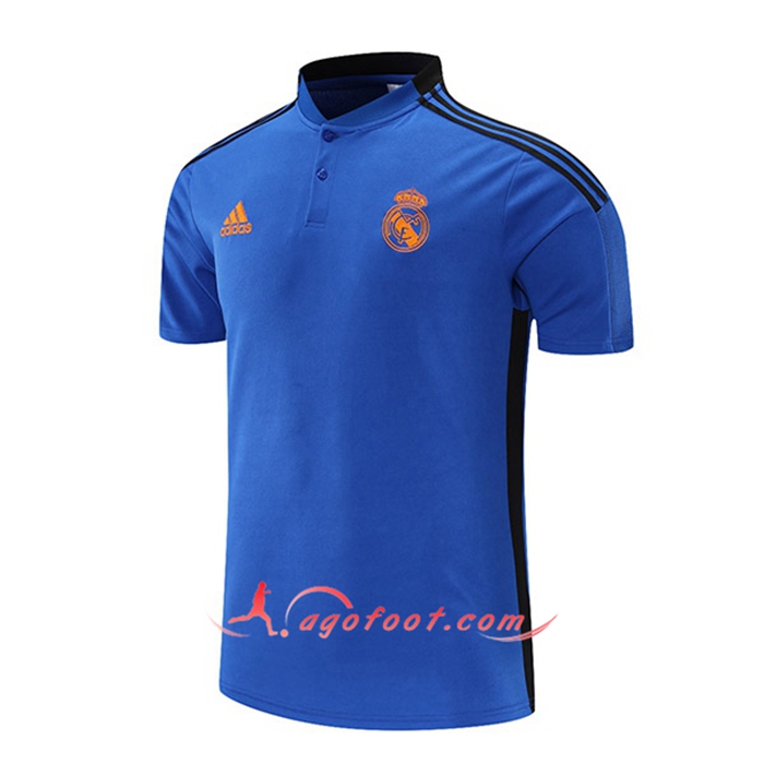 Polo Foot Real Madrid Noir/Bleu 2021/2022 -01