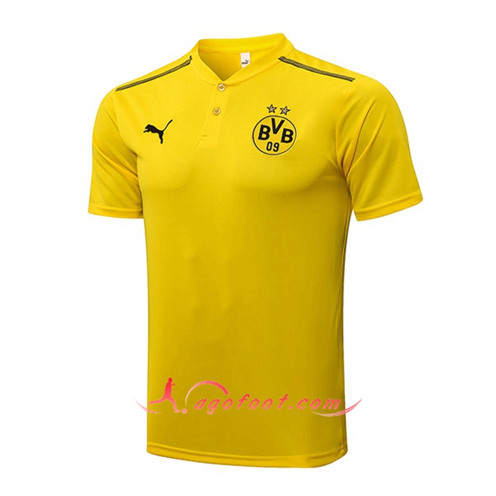 Polo Foot Dortmund BVB Jaune/Noir 2021/2022