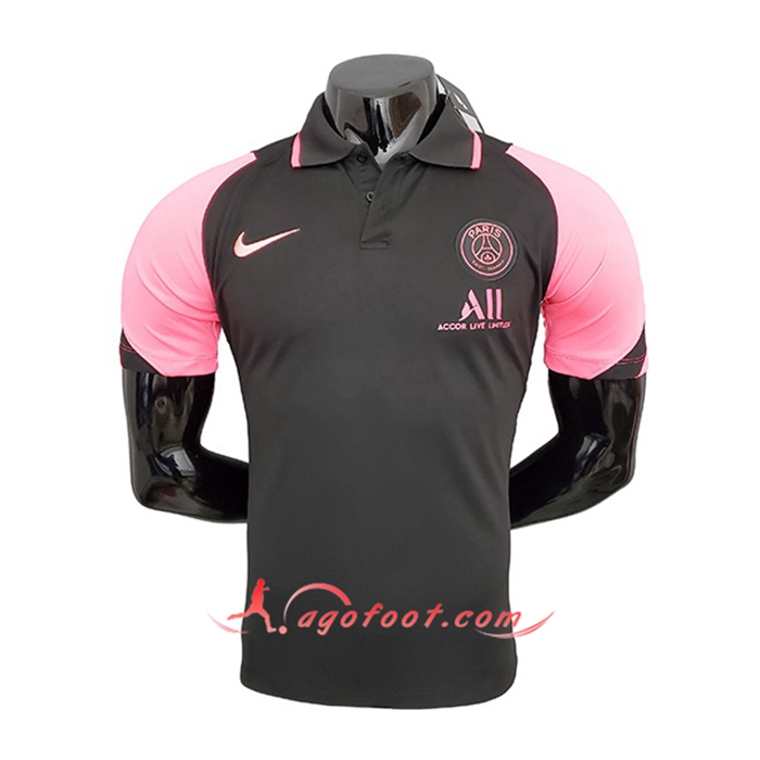 Polo Foot Jordan PSG Blanc/Rosee 2021/2022