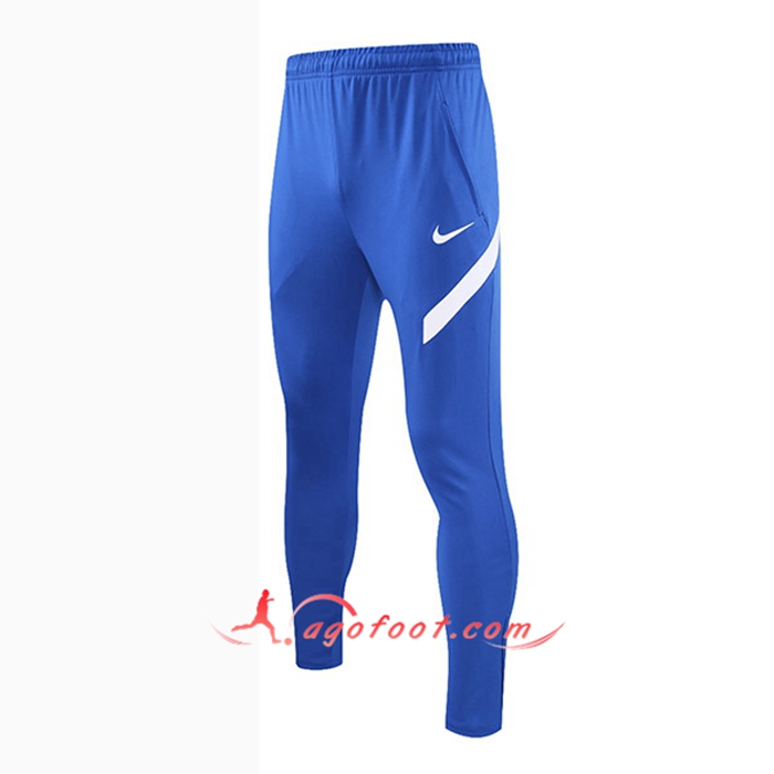 Training Pantalon Foot FC Barcelone Blanc/Bleu 2021/2022