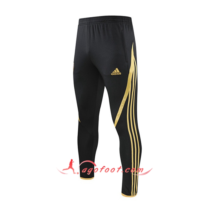 Training Pantalon Foot FC Arsenal Noir/Jaune 2021/2022