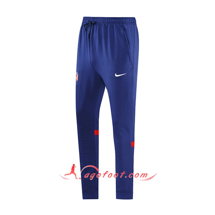 Training Pantalon Foot Atletico Madrid Bleu Marin/Rouge 2021/2022