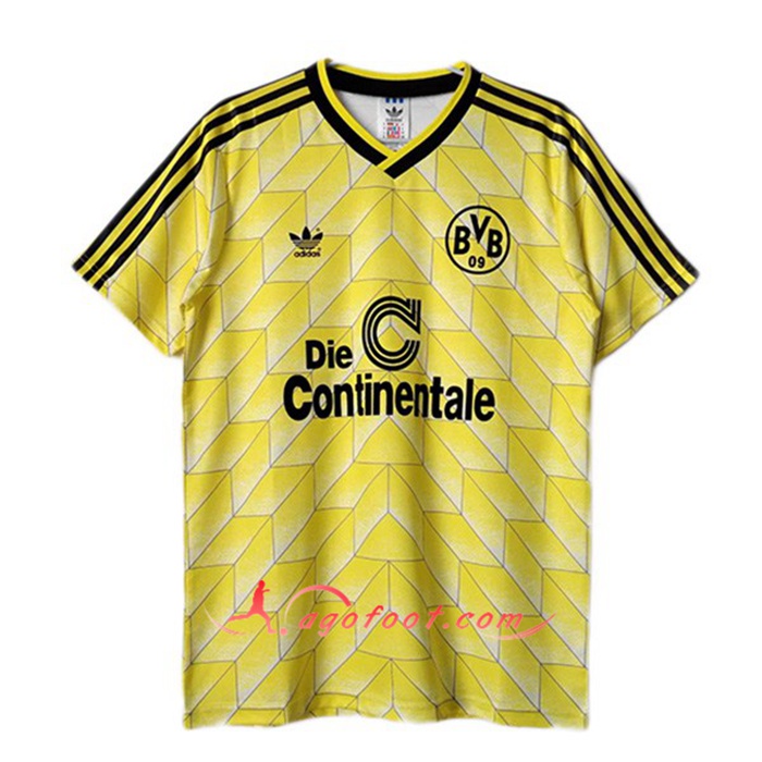 Maillot de Foot Dortmund BVB Retro Domicile 1988