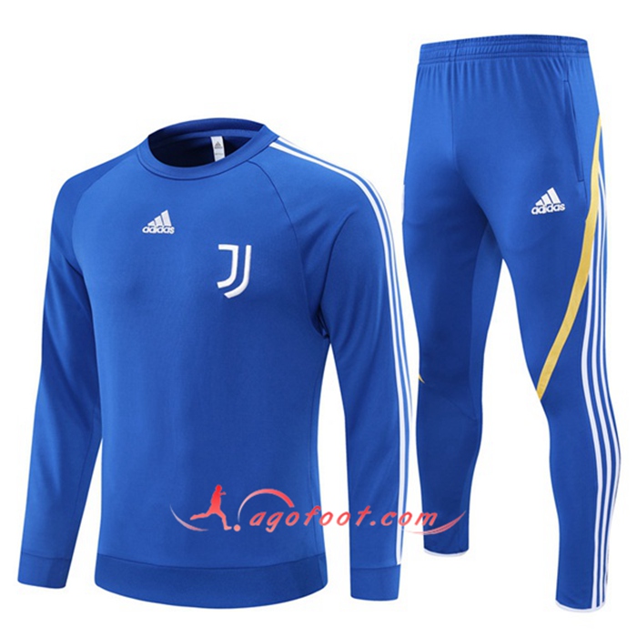 Ensemble Survetement de Foot Juventus Bleu/Blanc 2021/2022