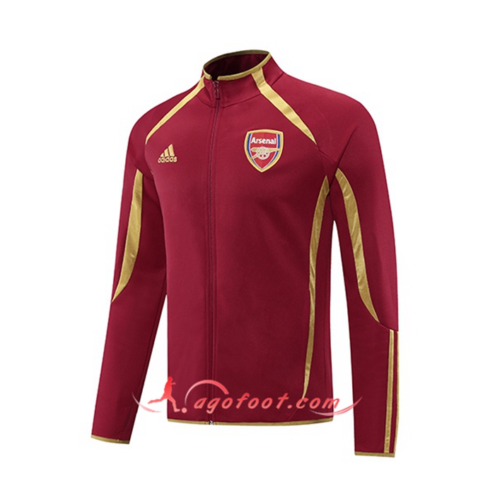 Veste Foot FC Arsenal Rouge/Jaune 2021/2022
