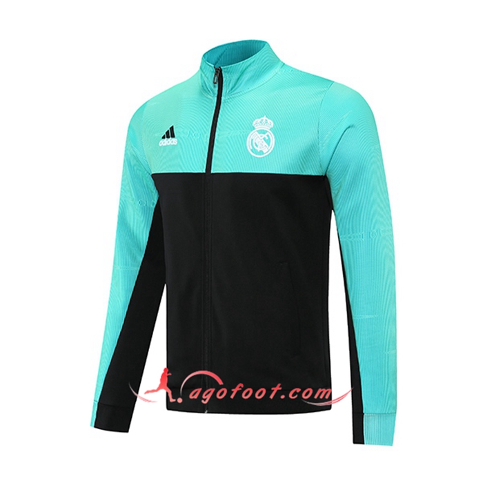 Veste Foot Real Madrid Vert/Noir 2021/2022